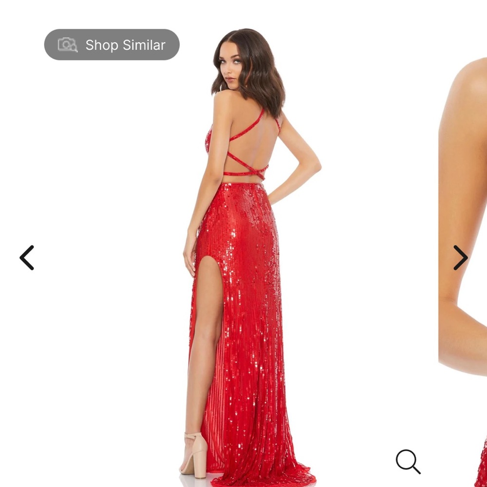 Sequin sheath gown